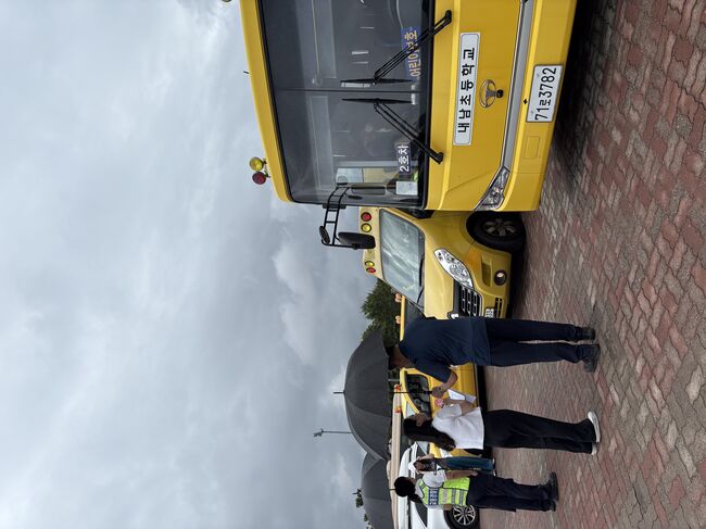 경주교육지원청, 어린이 통학버스 합동 안전 점검 실시