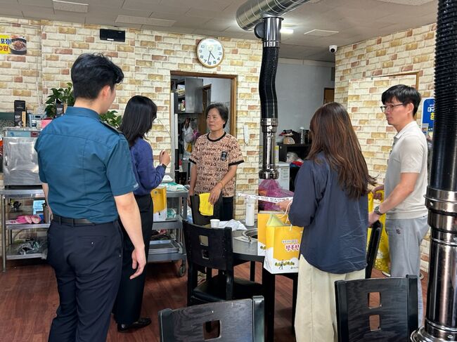 청송교육지원청, 개학기 학교 주변 유해환경 민·관 합동 점검 실시